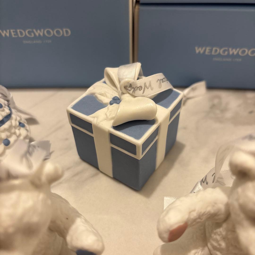 【新品未使用】ウェッジウッド クリスマスオーナメント5点セット