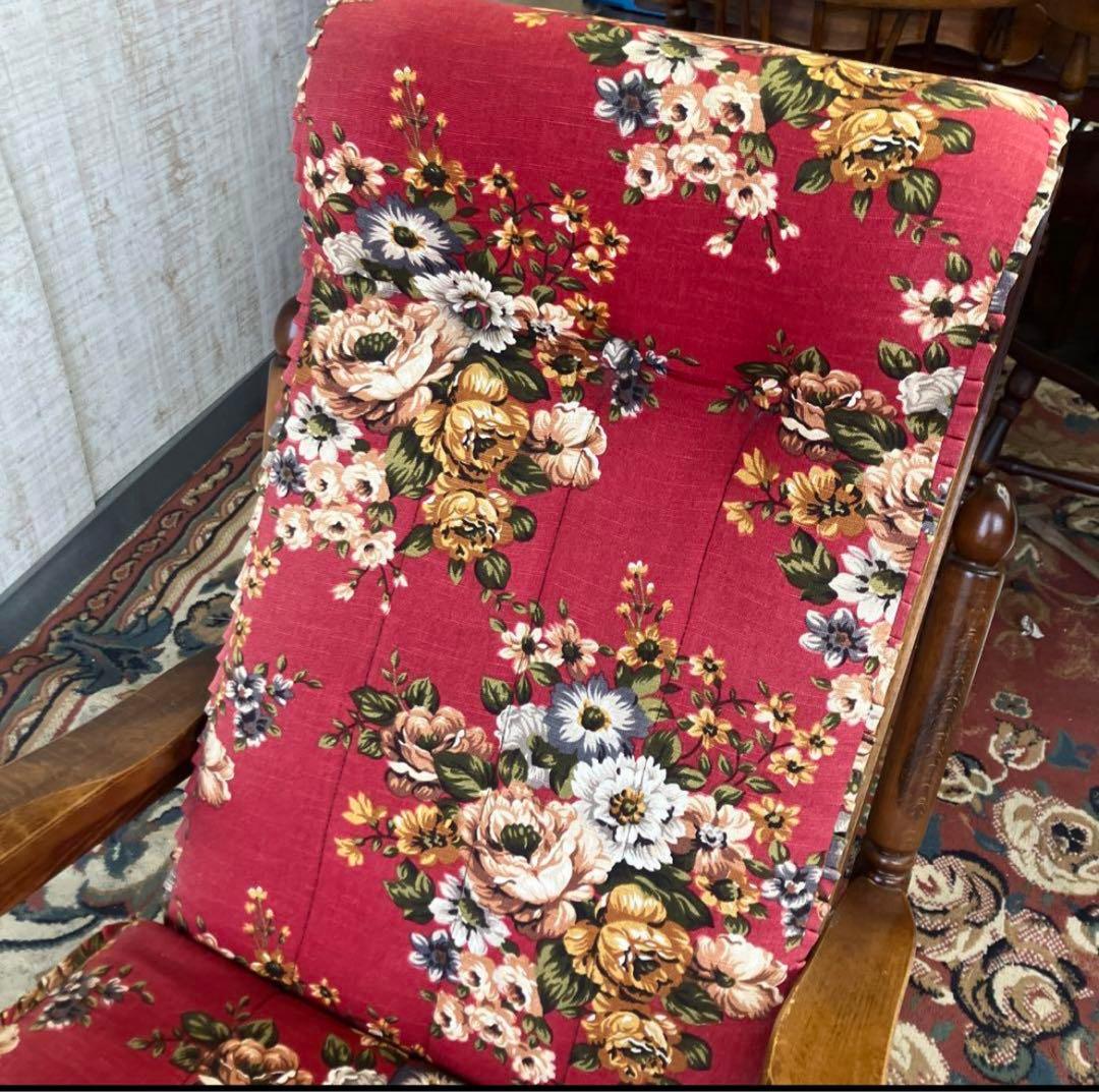 Mitsukoリンク 昭和レトロ 東洋ファニチア ヴィンテージ 花柄