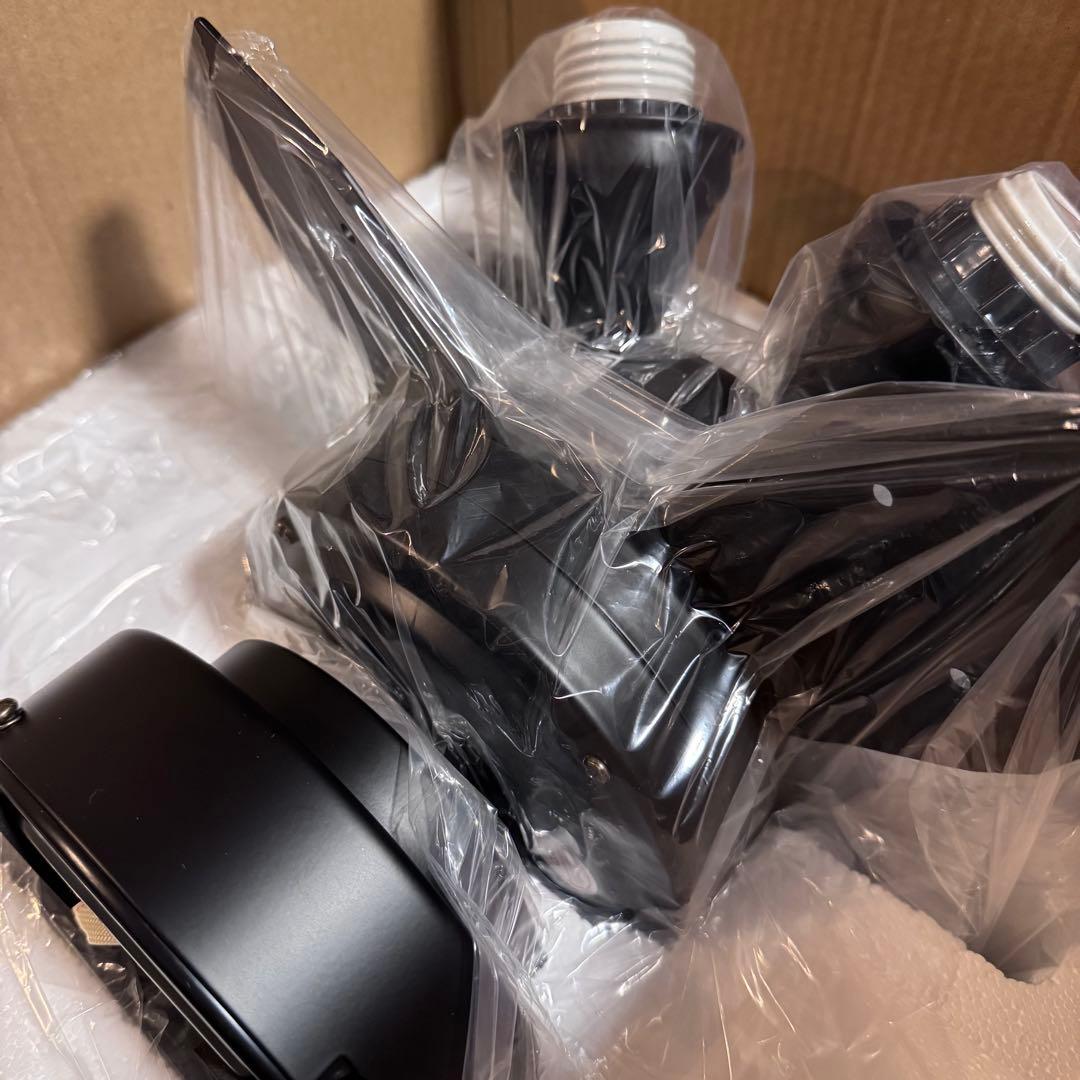 未使用 LOWYA シーリングライト ラスボルタ 6灯 ブラック ウォールナット