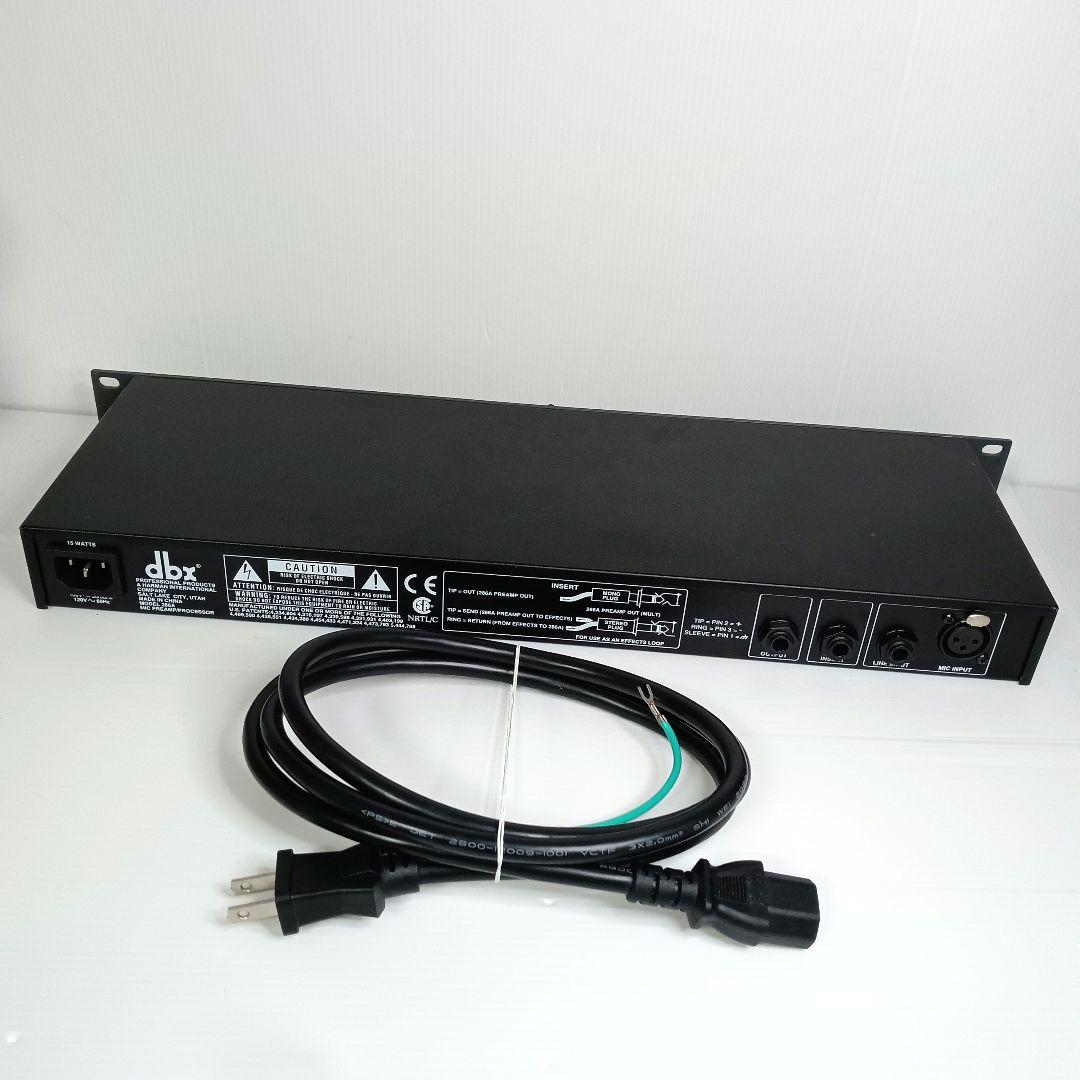動作品 dbx 286A マイクプリアンプ コンプレッサー ディエッサー