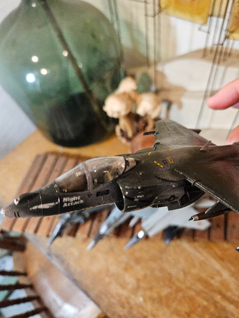 模型　プラモデル　飛行機　戦闘機　ハリアー　ホーネット　ダッソー　フォックスバッ