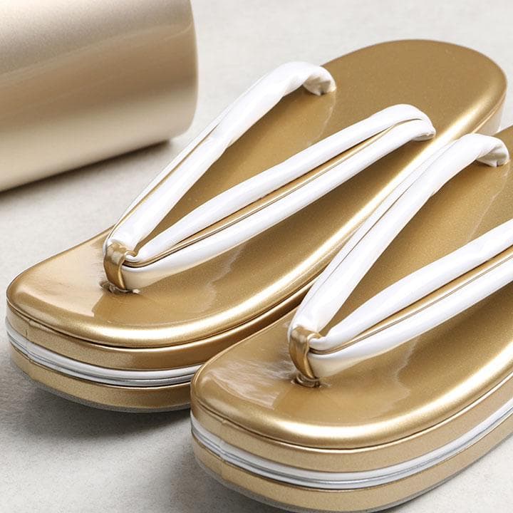 草履バッグセット　ゴールド　24cm　03595