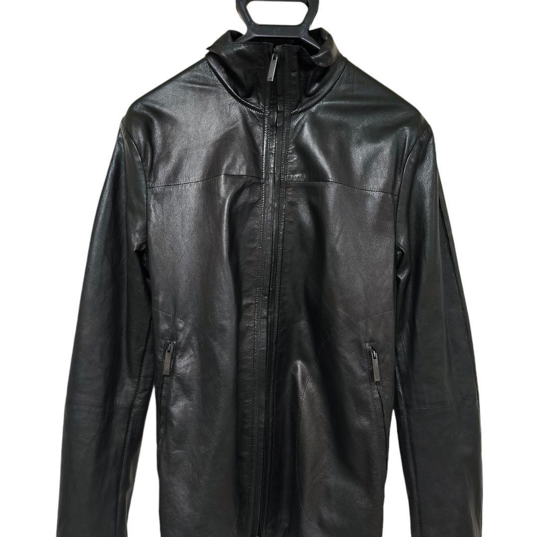 EMPORIO ARMANI　レザー　切替　ジャケット　GACKT着用