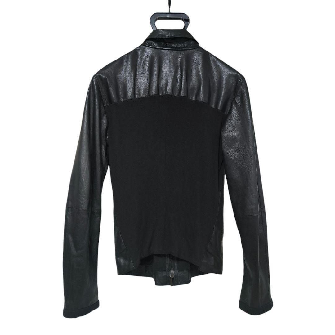 EMPORIO ARMANI　レザー　切替　ジャケット　GACKT着用