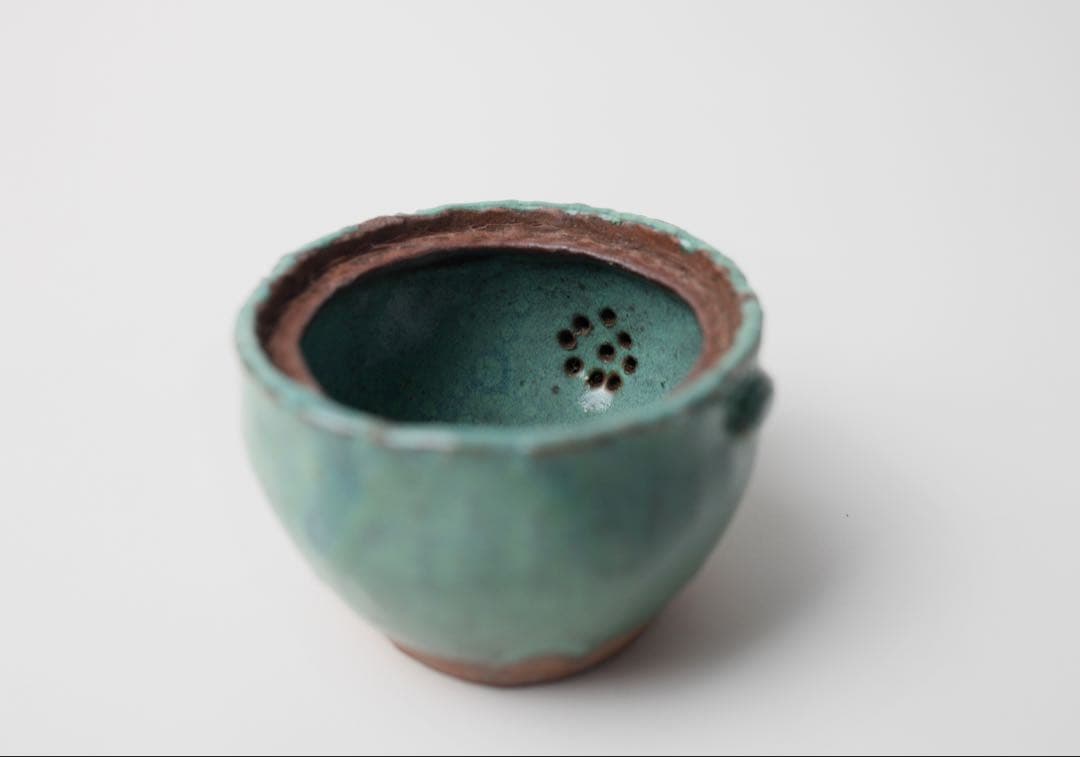 時代煎茶器 宝瓶 宝塚焼 萩焼 煎茶碗 茶盆 セット