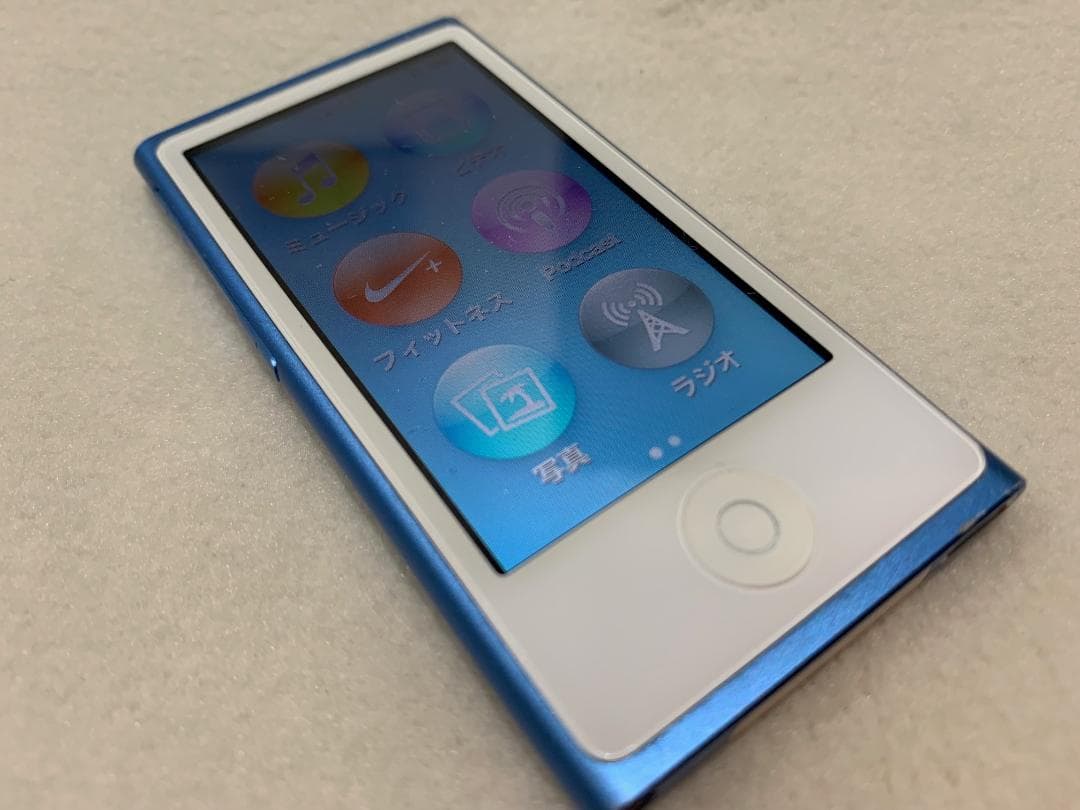 【美品】Apple iPod nano 第7世代 16GB ブルー