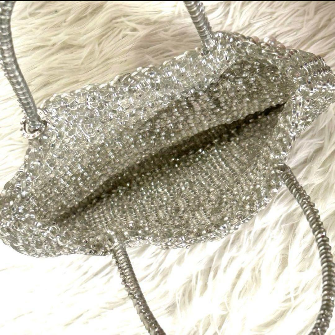 【極美品】ANTEPRIMA　アンテプリマ　ワイヤーバッグ　シルバー リボン