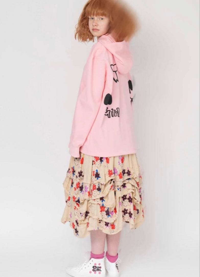 コムデギャルソンガール　花柄スカート