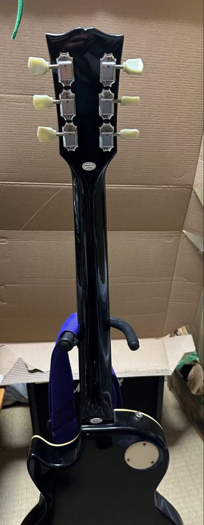 ゴ*ン様 エレキギター ブラック ハムバッカー