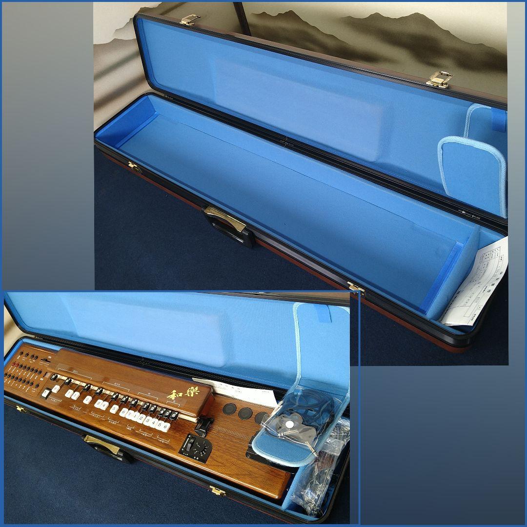 AF3 電子大正琴TES-100 音出し確認済 アダプター出力線 他 ケース入