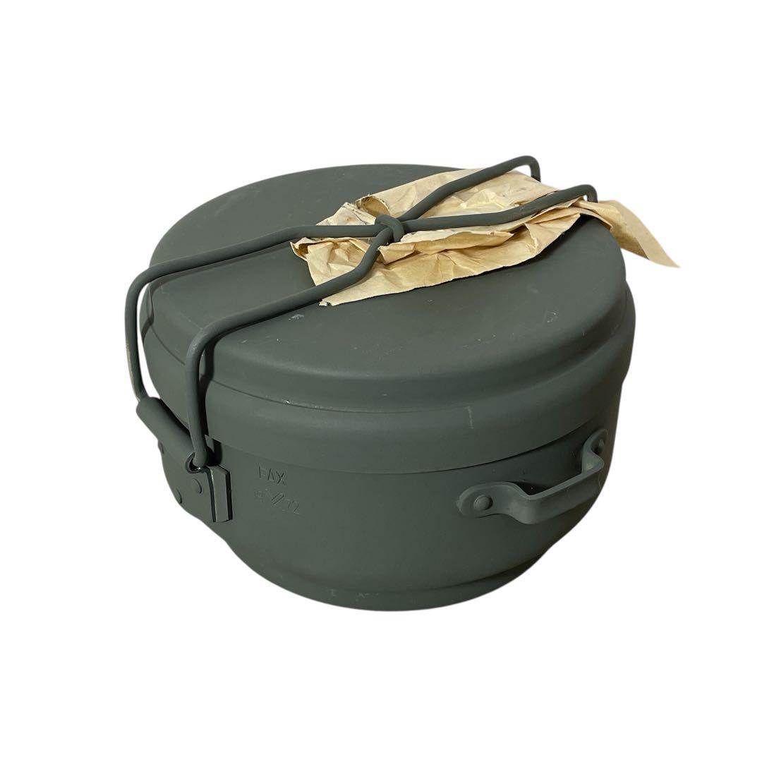 チェコ軍 初期型 アルミ クッカー メスキット 耳付き オリーブ 未使用 軍幕