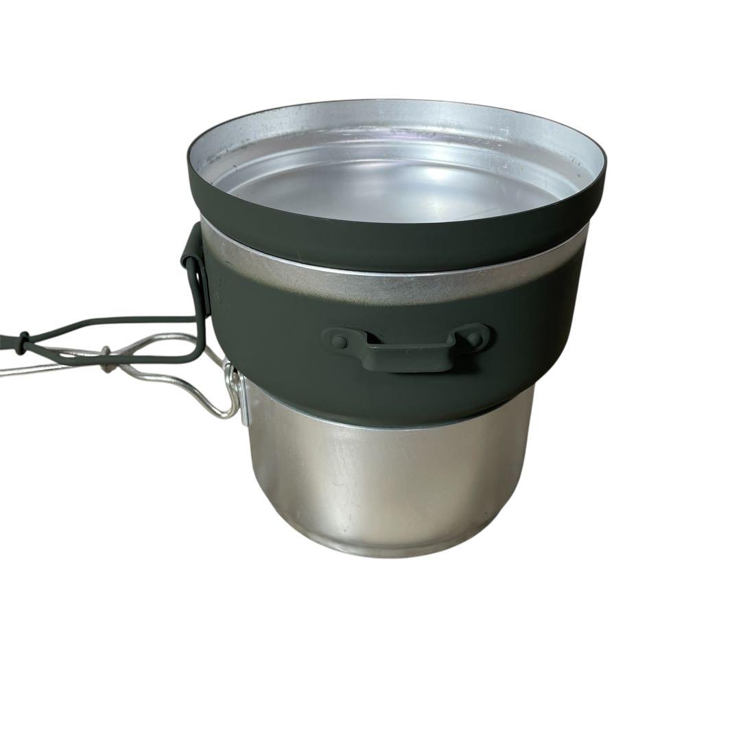 チェコ軍 初期型 アルミ クッカー メスキット 耳付き オリーブ 未使用 軍幕