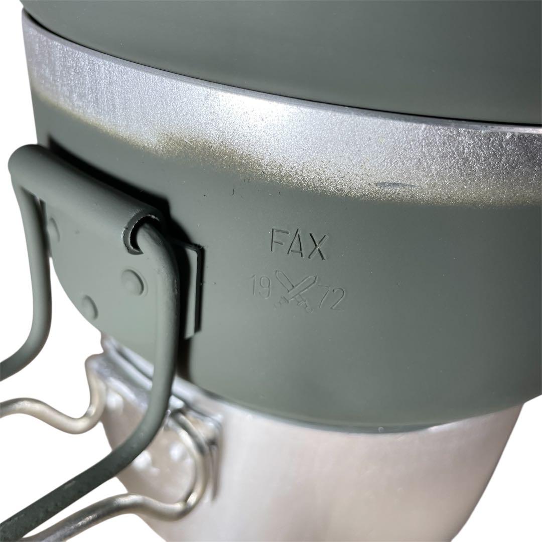 チェコ軍 初期型 アルミ クッカー メスキット 耳付き オリーブ 未使用 軍幕