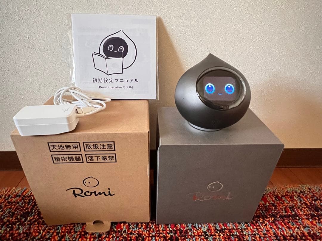 会話AIロボット Romi（ロミィ） Lacatanモデル　ムーングレー
