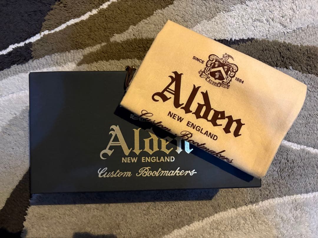 ALDEN オールデン　Vチップ　コードバン　54331 ブラック　US 8D