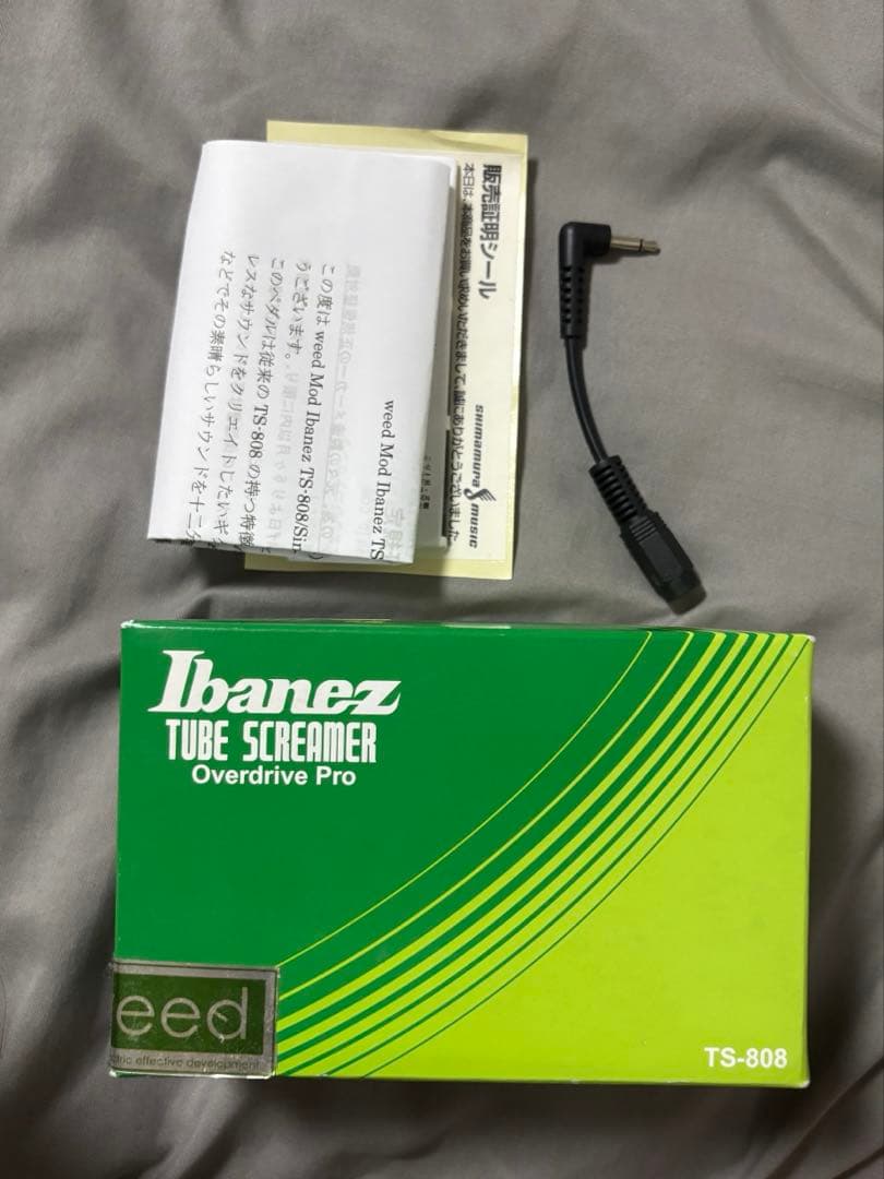 断捨離: (ジャンク品)TS-808チューブスクリーマー　weed