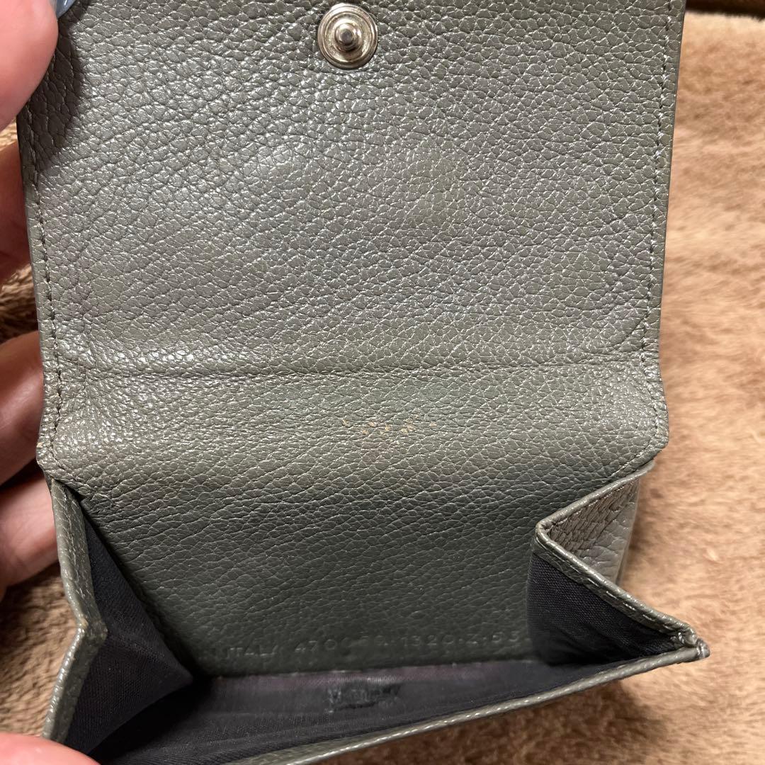 バレンシアガ　レザー 三つ折り財布
