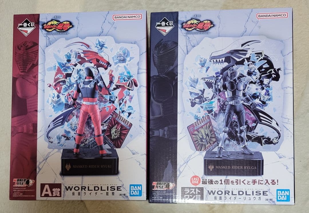 仮面ライダー龍騎　 一番くじ　 A賞　龍騎　ラストワン賞　 リュウガ　フィギュア