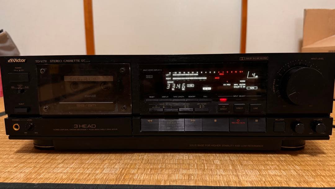 ビクターカセットデッキ TD-V711