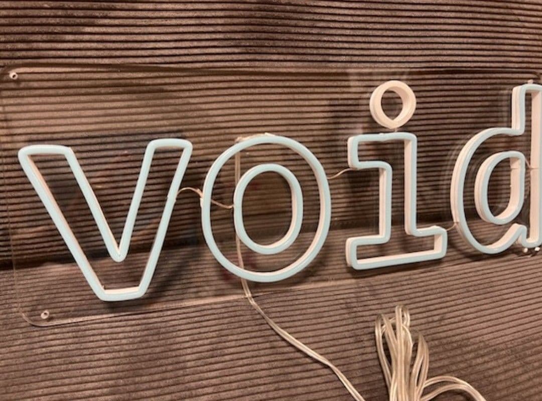 二宮千都子　LEDネオン管　アクリルパネル　作品