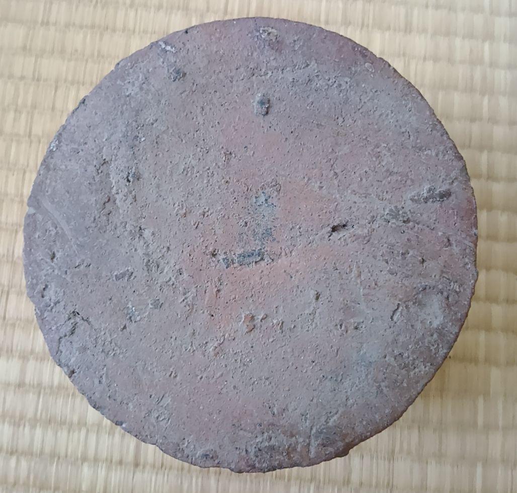 骨董品 古瀬戸風 小壺 油壺 耳付 古陶器 茶道具 アンティーク 片口壺