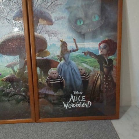 ディズニー映画アリスインワンダーランド　パズル3部作　完成品