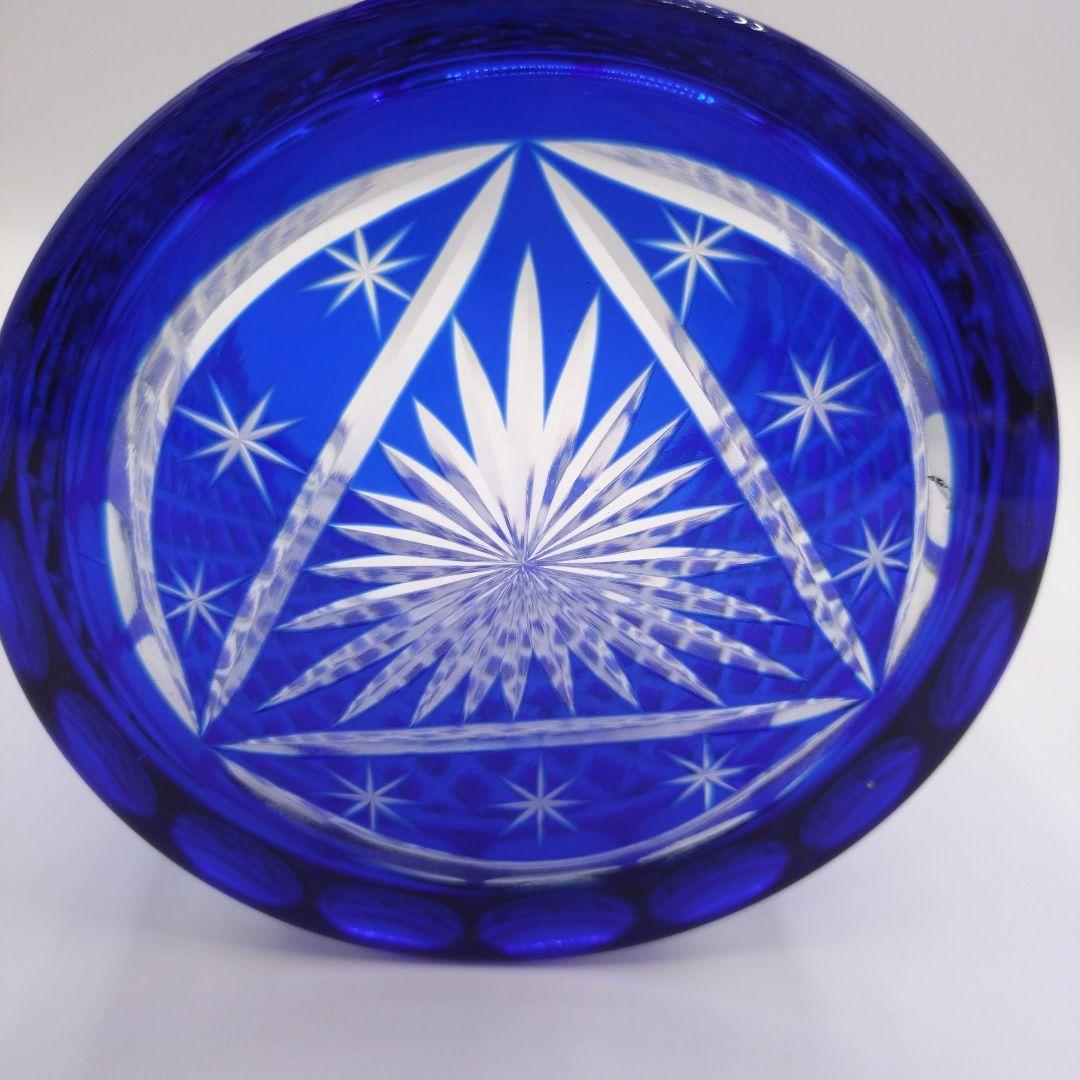 江戸切子　水指　茶道具　伝統工芸品　ガラス