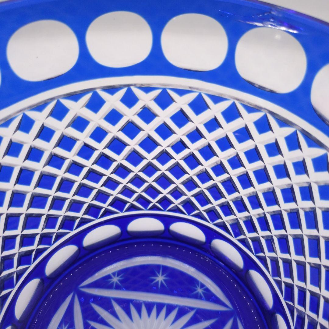 江戸切子　水指　茶道具　伝統工芸品　ガラス