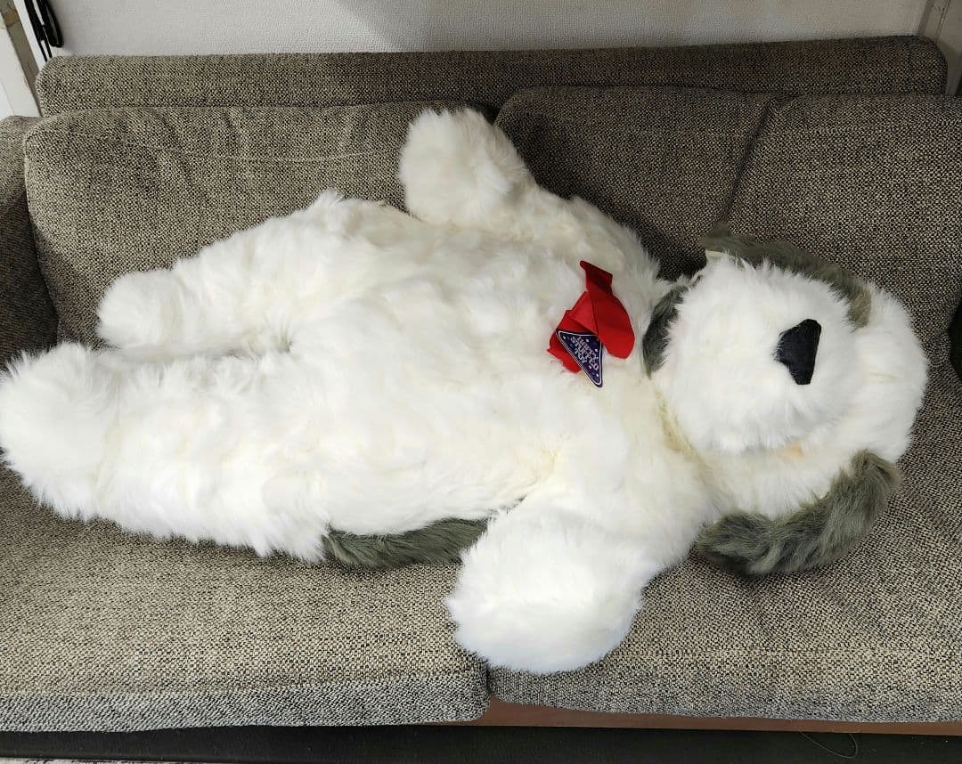 美品 昭和レトロ Happy Stuffed Toy シープドッグ ぬいぐるみ