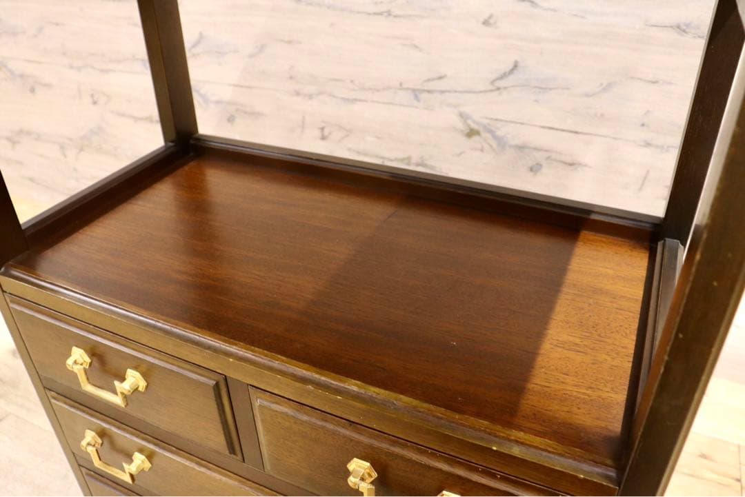 GMIS233○maruni / マルニ 地中海 電話台 キャビネット サイド