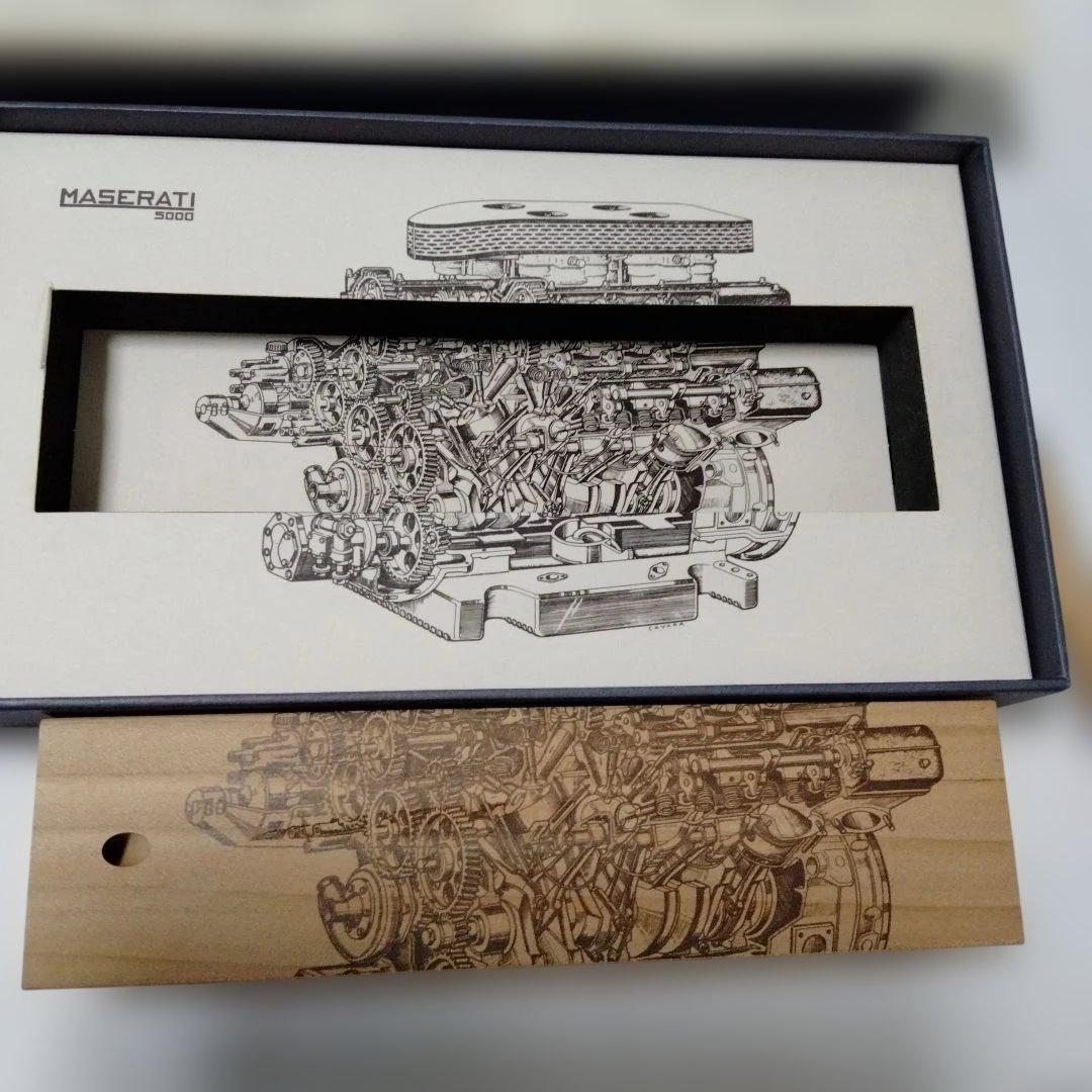 【レア】ピニンファリーナ インクレスペン マセラティ　エンジン断面図