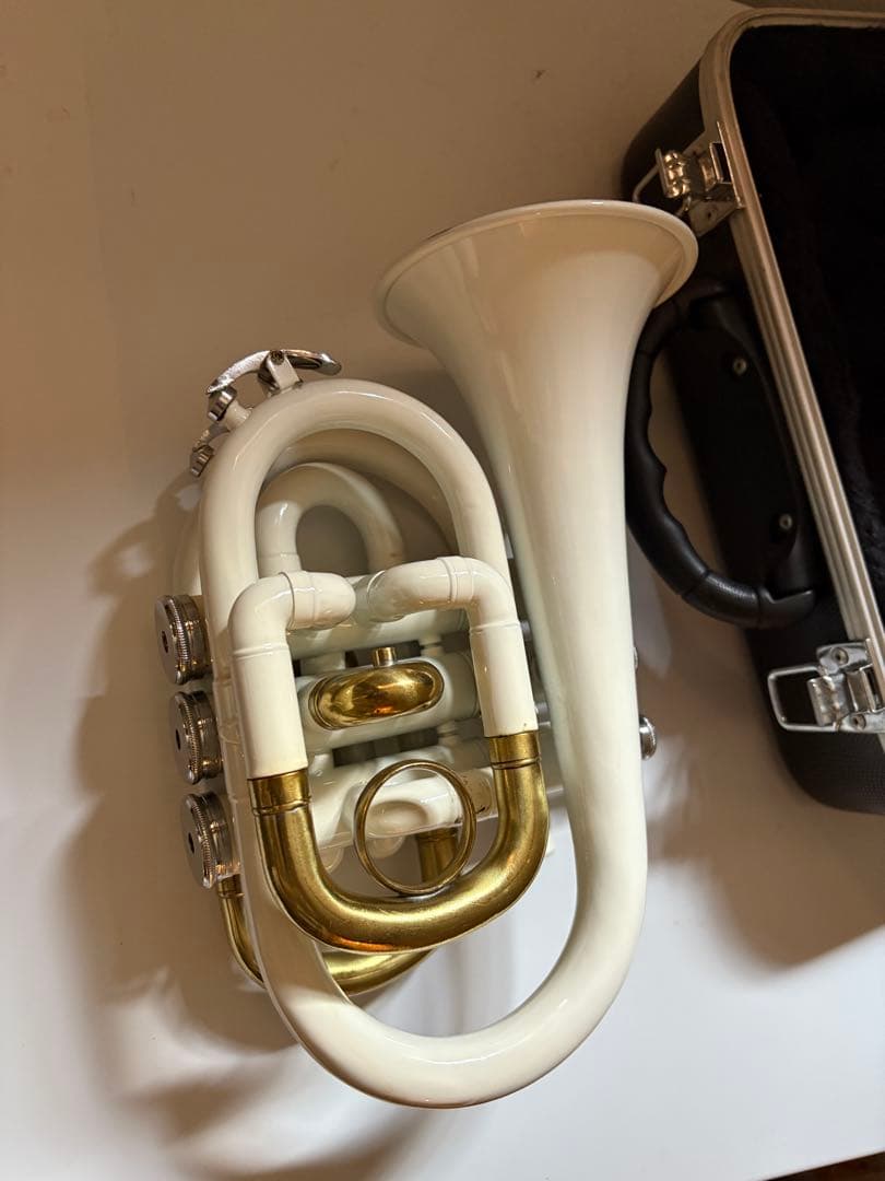 ポケットトランペット　ホワイト 本体