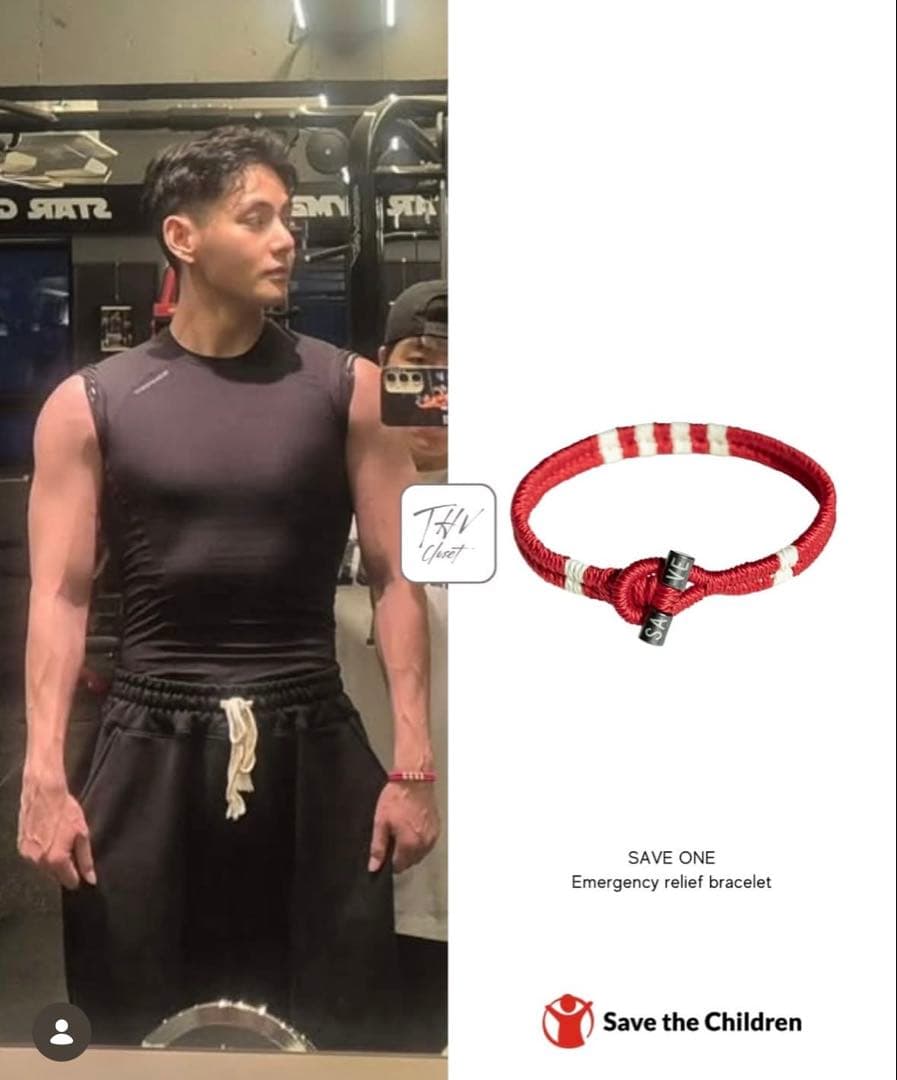 テテ着用 BTS着用 SAVE ONE ブレスレット