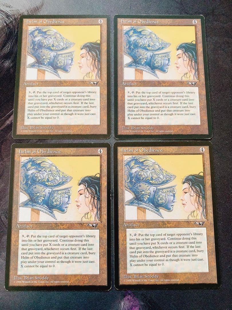 Helm of Obedience 4枚セット