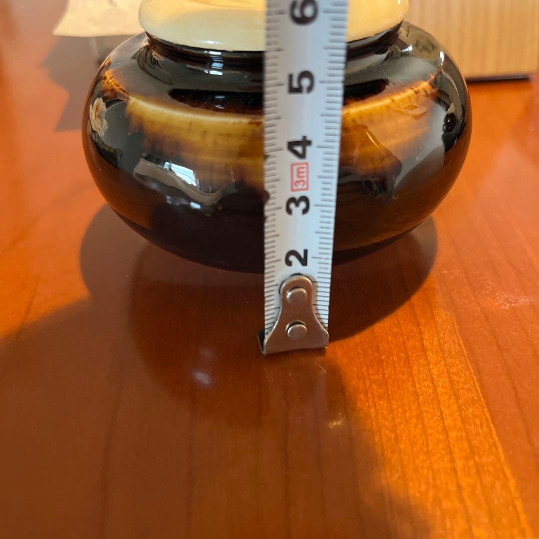 大海　茶入れ　桶谷定一作