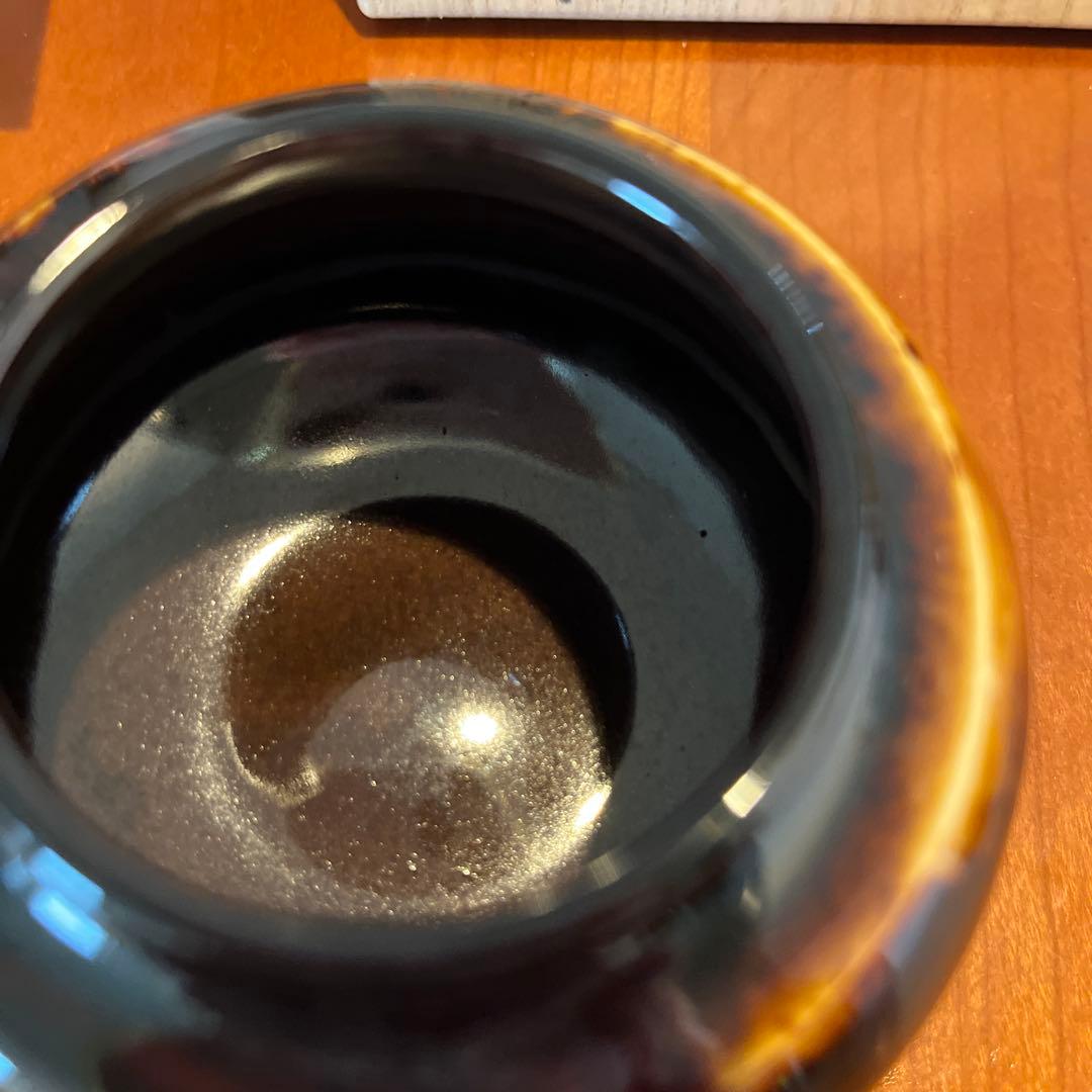 大海　茶入れ　桶谷定一作