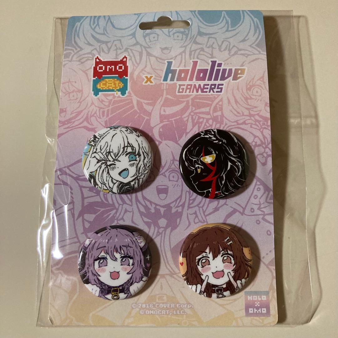 omocat ホロライブ ゲーマーズ ピンバッジ 缶バッジ