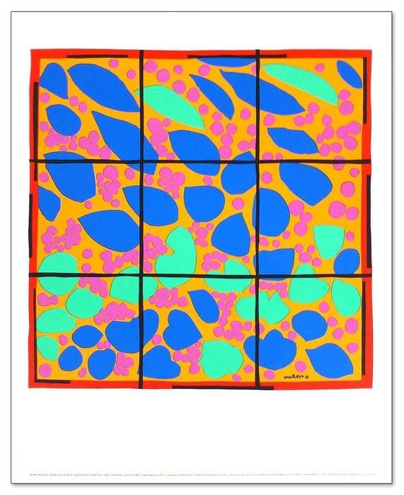 額装品/つたの花/アンリ マティス/ポスター/アート/インテリア