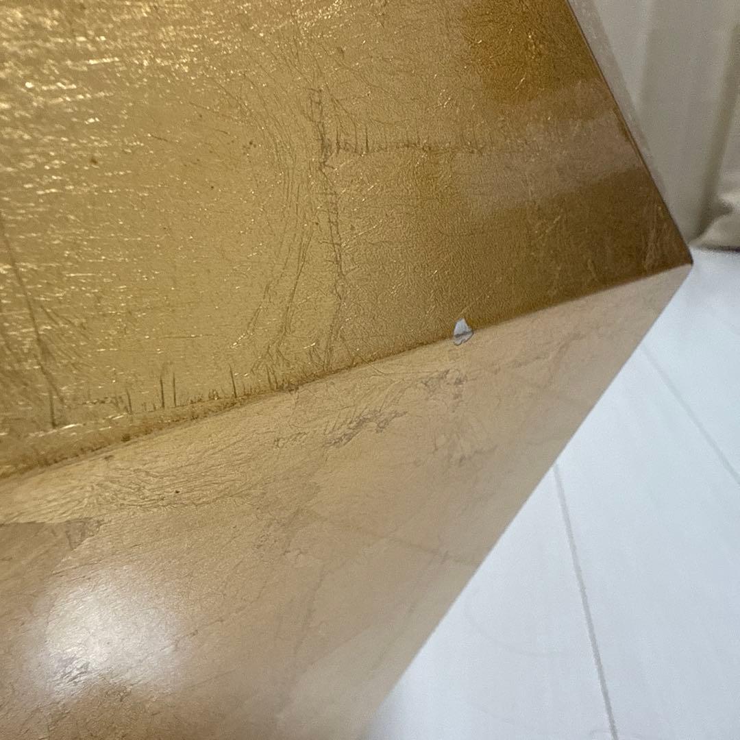 ゴールド 多面体テーブル　フランフラン