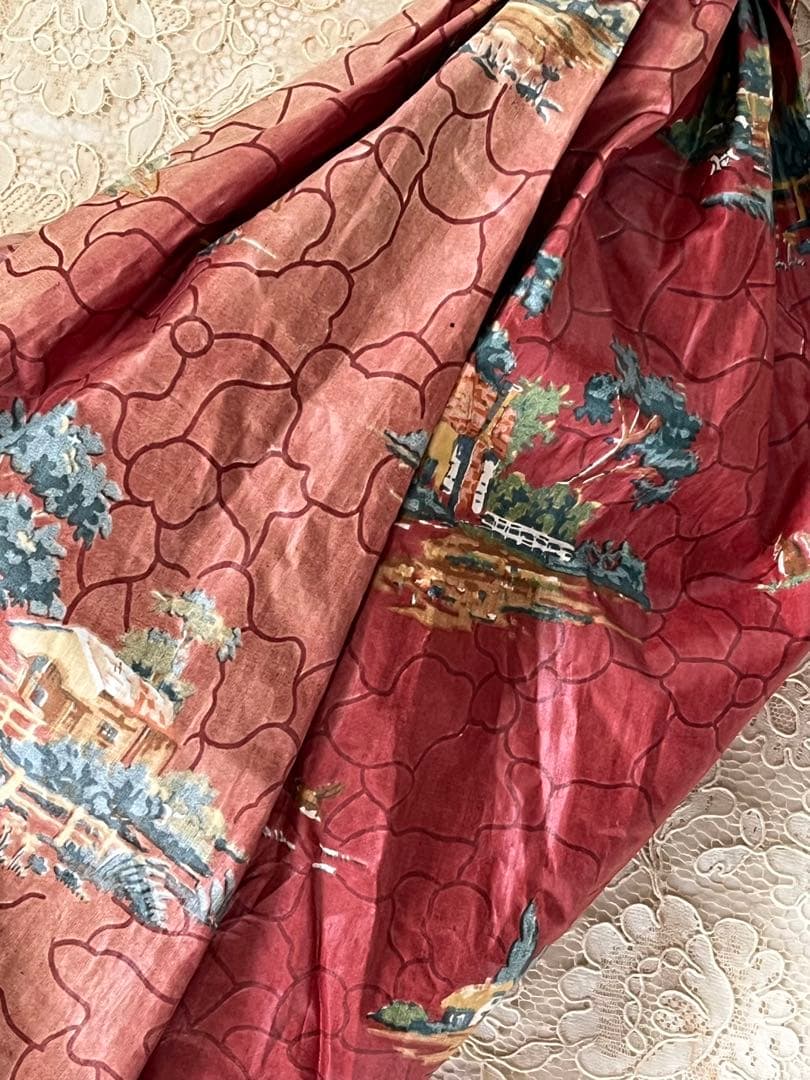 アンティーク/ヴィンテージブドワール ドール 布バッグ壁掛け装飾検）ビスクドール