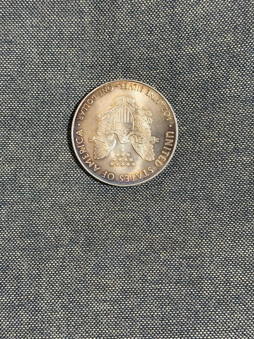 1988年「イーグル•ウォーキングリバティ」純銀1オンス銀貨