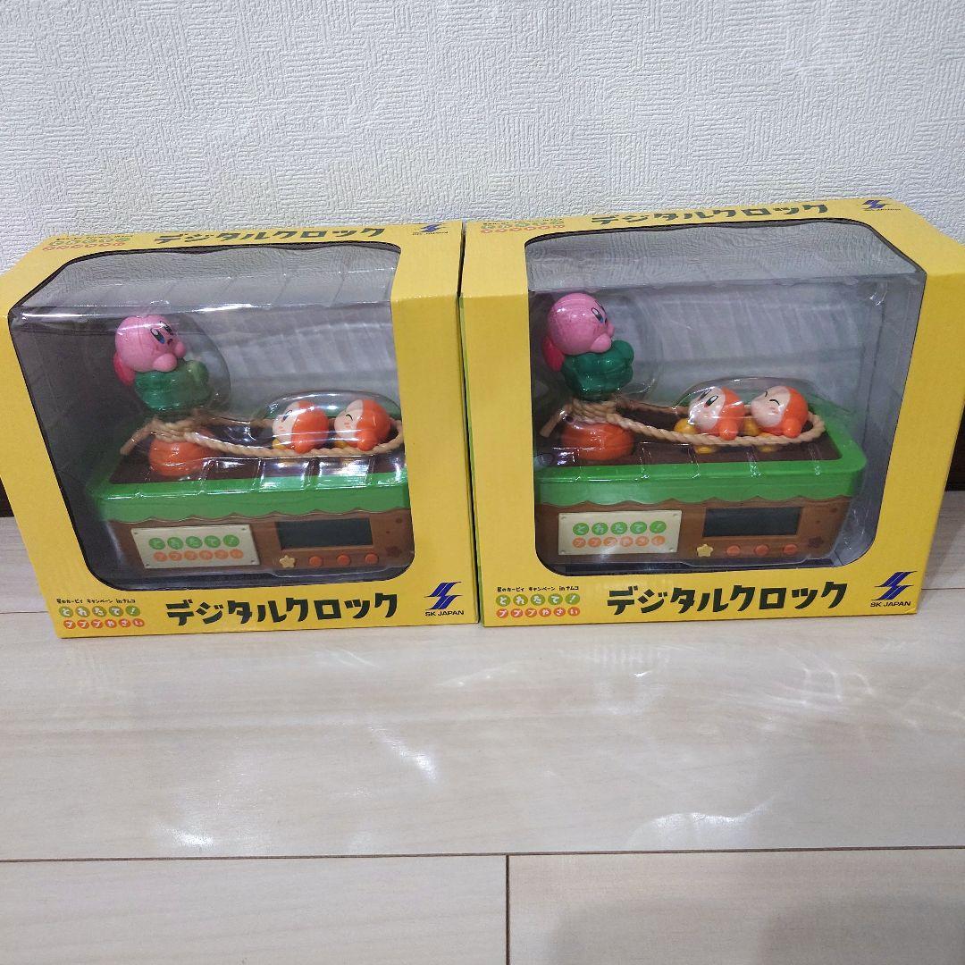 星のカービィ　とれたて!プププやさいデジタルクロック　2点　ナムコ限定