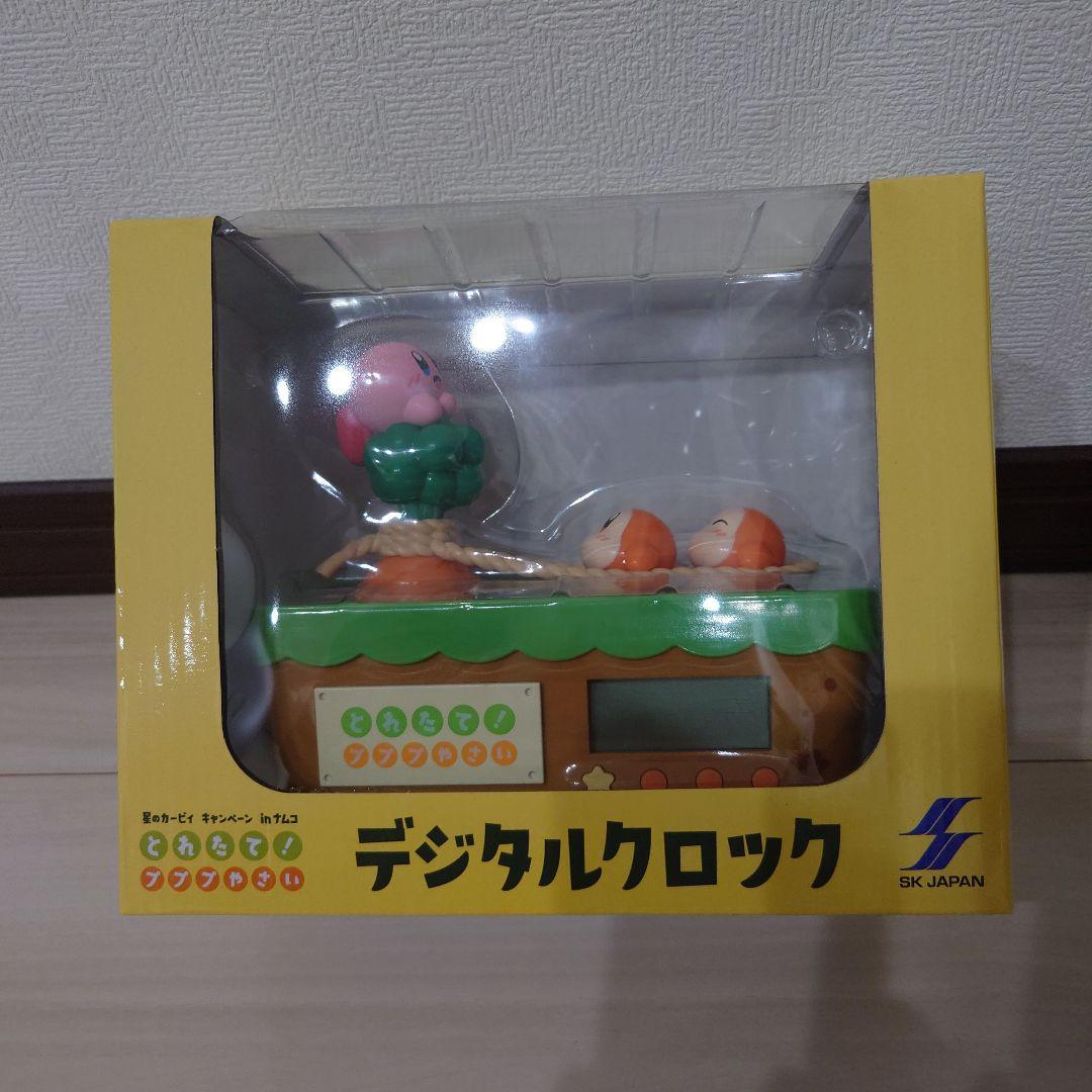 星のカービィ　とれたて!プププやさいデジタルクロック　2点　ナムコ限定