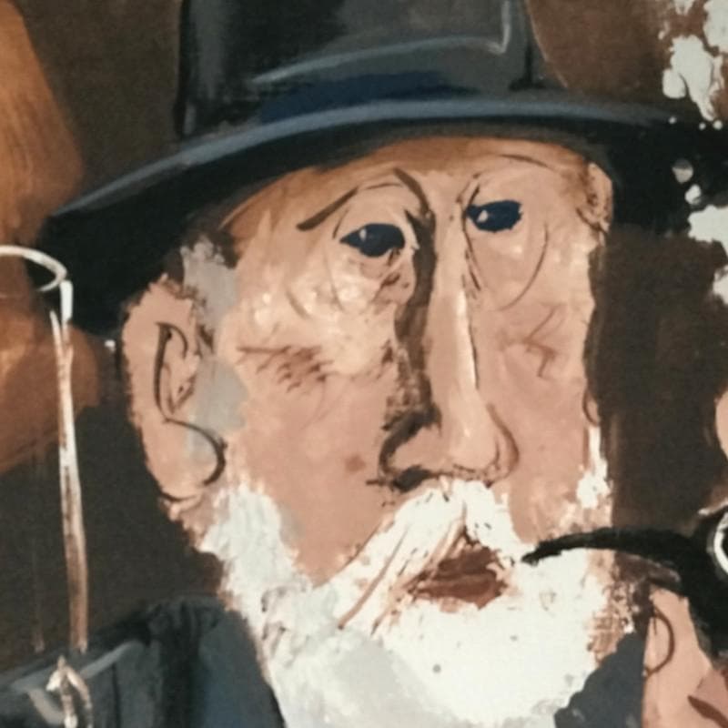 ☆増田 誠☆「ムッシュ」　リトグラフ　159/200　未使用額！