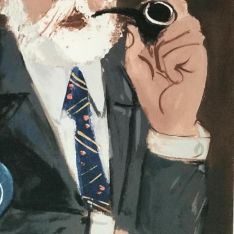 ☆増田 誠☆「ムッシュ」　リトグラフ　159/200　未使用額！