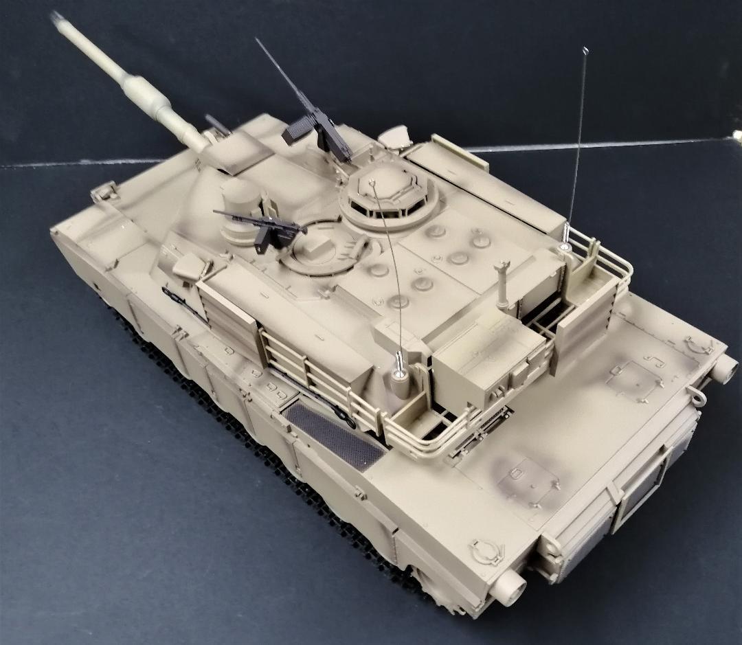 1/16サイズ戦車ラジコンUSエイブラムス　ヘンロン3918-1基板7.0
