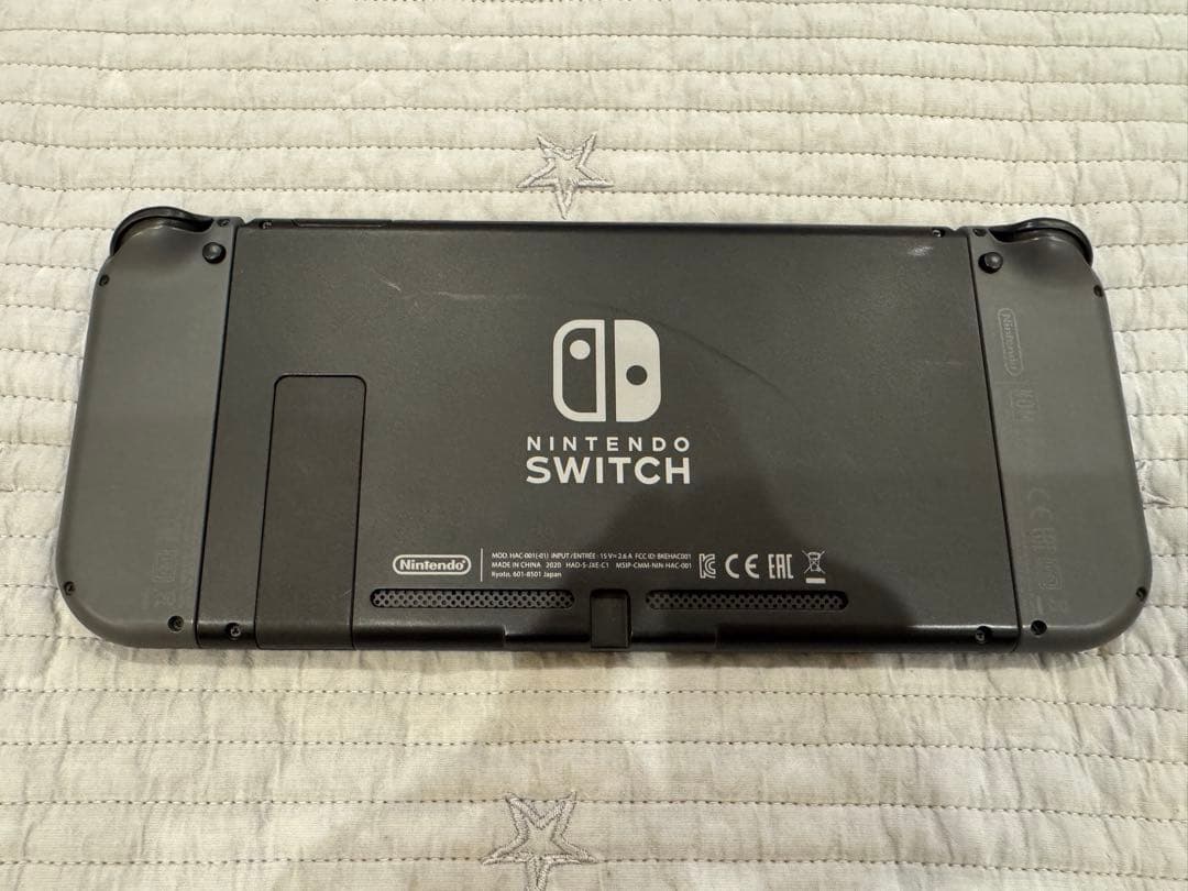 【美品】Nintendo Switch グレー 本体 (付属品付)