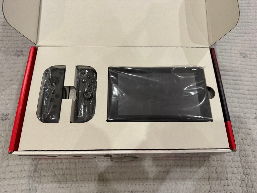【美品】Nintendo Switch グレー 本体 (付属品付)