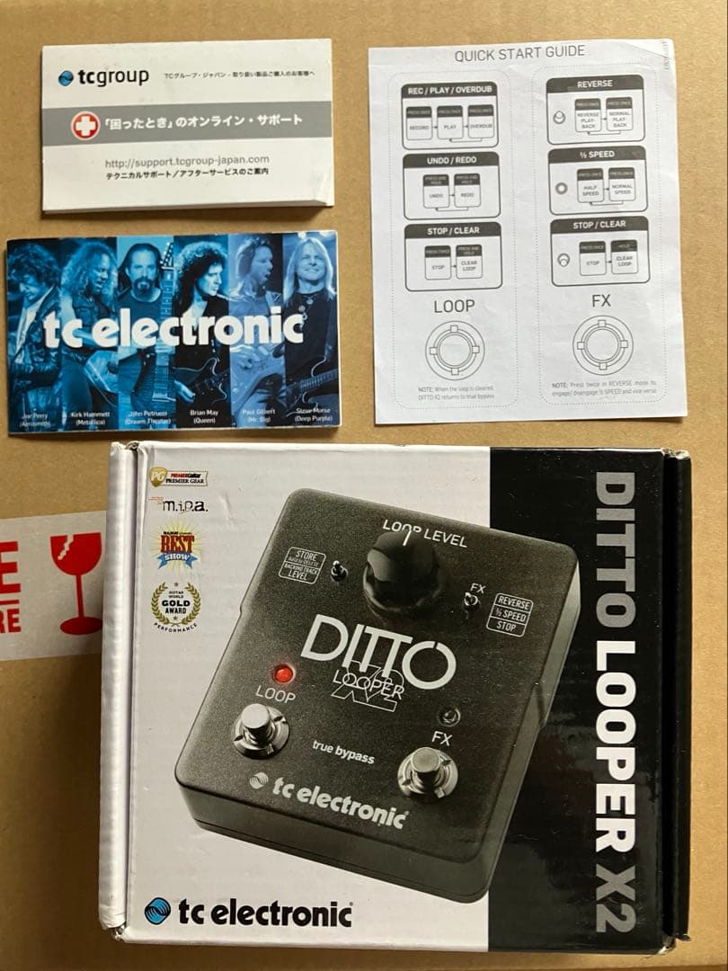 ギター DITTO X2 LOOPER tc electronic