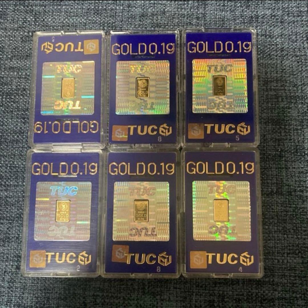 TUC GOLD0.1g 6個セット